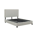 NutaUpholstered Bed Frame Crafted from Solid Wood, Easy to Assemble