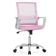 Ergonomic Home Office Chair - Rolling Desk with Lumbar Support & Armrest