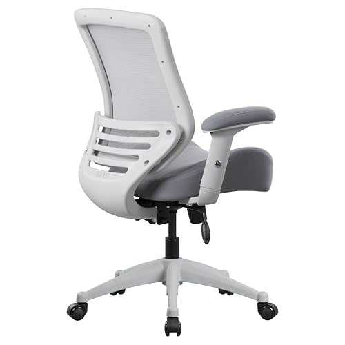 Ergonomic Mesh Computer Desk Office Chair with Super Soft Adjustable Arms