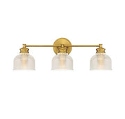 3 Light Bath Vanity in Mid-Century Modern Style-9.25 Inches Tall and 24.25 Inches