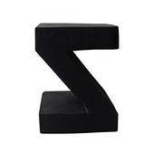 Jingle Outdoor Light-Weight Concrete Side Table, Black