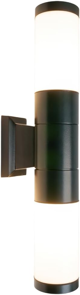 12V Cast Brass Up/Down Outdoor Sconce & Lanai Light (Black)