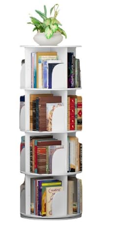 creative rotating bookcase 360 degree bookcase simple shelving simple student floor bookcase