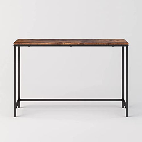 Thin Console Sofa Tables for Entryway,Wood Frame Behind Sofa Couch Table,Narrow Entryway Table,