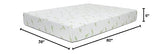 Twin XL Size Mattress, 6 Inch Anula Green Tea Infused Memory Foam Mattress