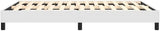 Bed Frame White 53.9"X74.8" Full Faux Leather
