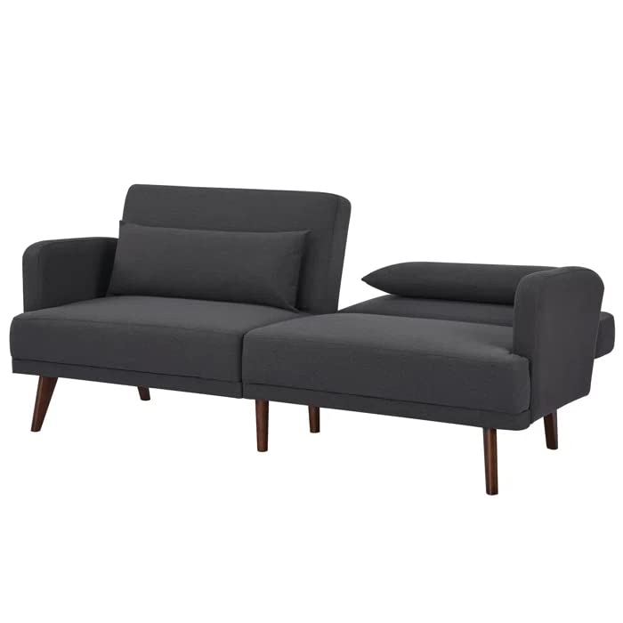 Furniture Home Series Mid-Century Modern 76.38'' Upholstered Convertible