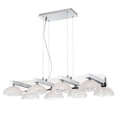 28138-013 Caramico Hand Crafted Drizzled Glass Chandelier