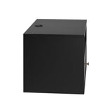 Prepac Transitional 1 Drawer Floating Nightstand with Open Shelf, Wall Mounted Nightstand, Contemporary Bedroom Furniture, 15"D x 22.5"W x 14.5"H, Black