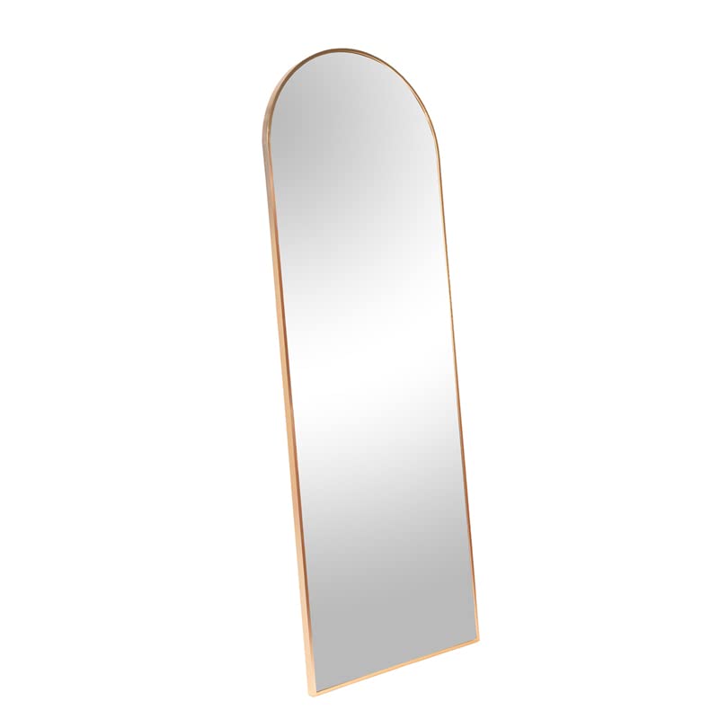 Full Length Mirror, Large Full Length Mirror 65" x 22",Stand Bedroom Mirror Standing or Leaning Against Wall Aluminum Alloy Frame,Floor Dressing Mirror with Gold Aluminum Alloy Frame