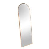 Full Length Mirror, Large Full Length Mirror 65" x 22",Stand Bedroom Mirror Standing or Leaning Against Wall Aluminum Alloy Frame,Floor Dressing Mirror with Gold Aluminum Alloy Frame