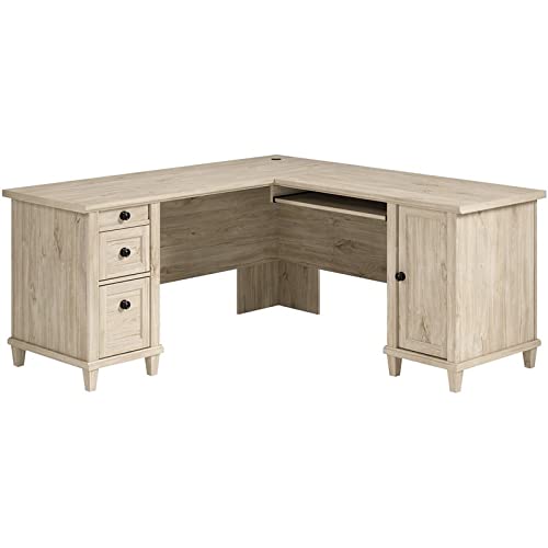 3-Piece L-Shaped Desk Set with Hutch & File Cabinet