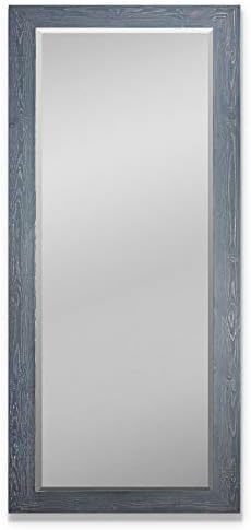 Gallery Full Length Mirror Shiny Gold Wood Frame Full Body Wall Mounted Apartment