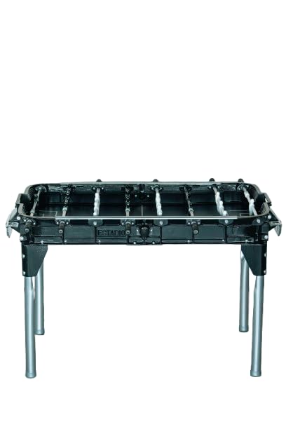 Black Foosball Table Adult Size - Game Tables For Adults with Balls & Players