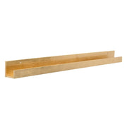 Sleek & Durable Rustic Floating Shelves Wood Walnut Finish