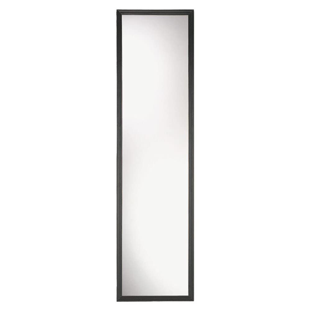 Erias 49 in. H x 13 in. W Black Plastic Door Mirror