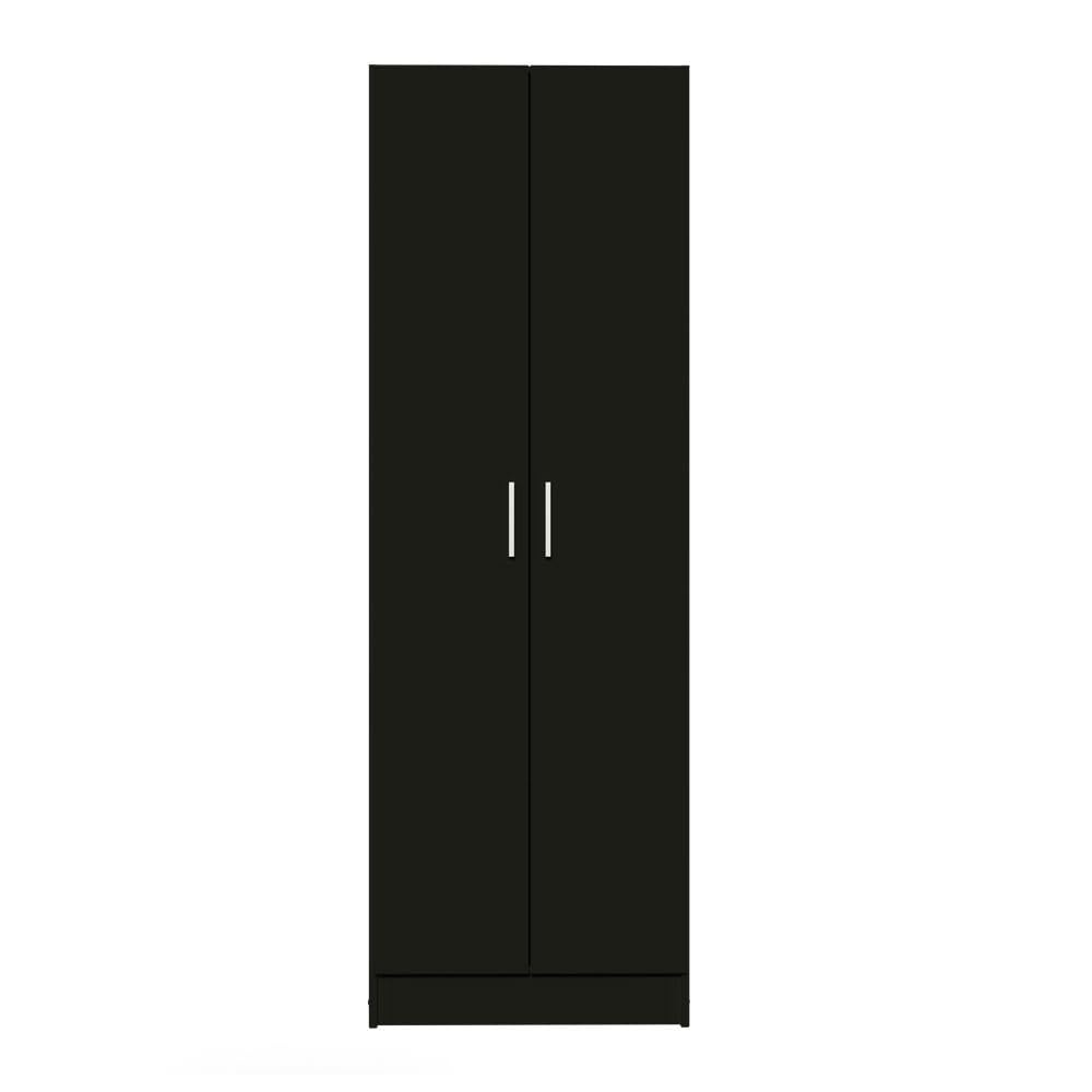 Storage Cabinet Armoire Closet with 2 Doors and 5 Utility Shelves 23" L Wooden