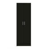 Storage Cabinet Armoire Closet with 2 Doors and 5 Utility Shelves 23" L Wooden