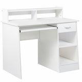 Commercial Home Computer Laptop Work Station Desk Table w/Removable Shelf Divider