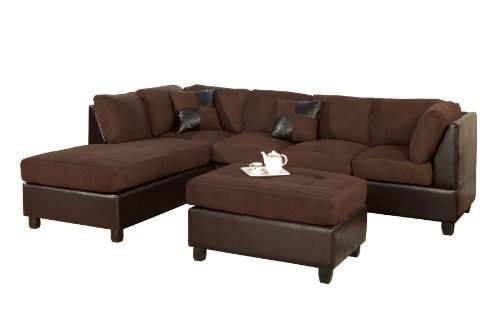 BOBKONA PDEX-F7615 Sectional w/Ottoman