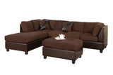 BOBKONA PDEX-F7615 Sectional w/Ottoman