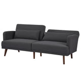 Furniture Home Series Mid-Century Modern 76.38'' Upholstered Convertible