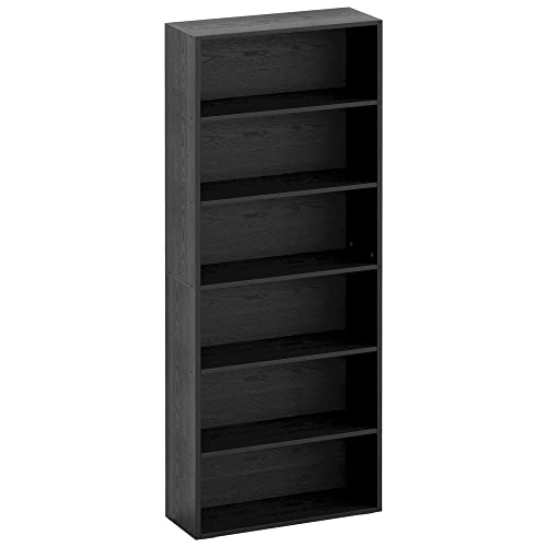 Bookshelves and Bookcases Floor Standing 6 Tiers Display Storage Shelves 70 in Tall Bookcase Home Decor Furniture for Home Office, Living Room, Bed Room