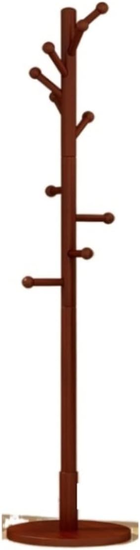 Coat Rack Coat Tree Freestanding Coat Stand Solid Wooden Coat Tree