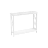 Console Table, White