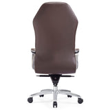 Furniture Modern Ergonomic Sterling Genuine Leather Executive Chair with Aluminum