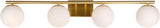 Farrell - 4 Light Bath Vanity in Transitional Style-8 Inches Tall and 42 Inches Wide