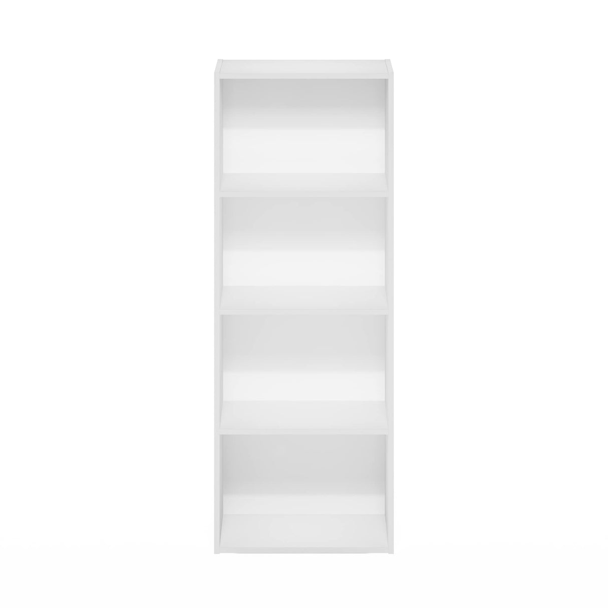 Luder Bookcase / Book / Storage, 4-Tier, White