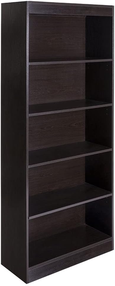 Essentials 5-Tier Bookshelf, White