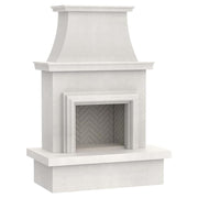 Contractor's Model with Moulding Outdoor Fireplace | American Fyre Designs (Vent Free)