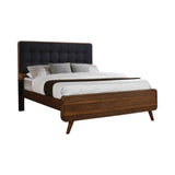 Robyn Queen Bed 5-Piece Set, Dark Walnut