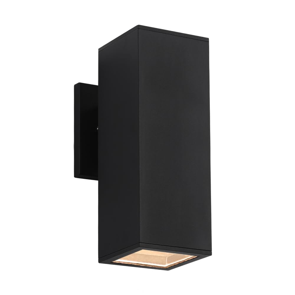 Aluminum Modern Outdoor Wall Sconce,10.75" Exterior Up or Down One Light Fixture Matte