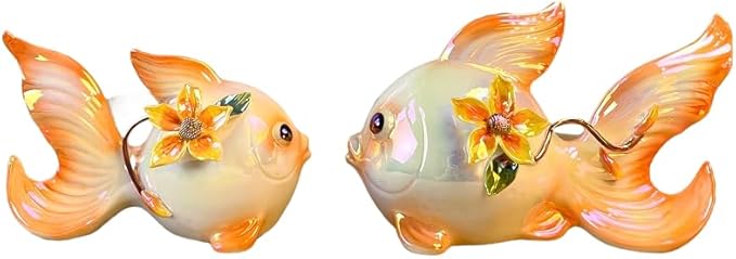 Ceramic Swan Figurines Couple Gifts, Porcelain Swan Statue Sculpture Home Decor,
