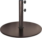 USA Up to 140 lbs Round Umbrella Base Steel Plate Stand Market Patio Outdoor Heavy Duty Umbrella Holder