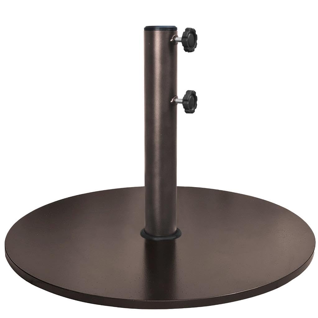 USA Up to 140 lbs Round Umbrella Base Steel Plate Stand Market Patio Outdoor Heavy Duty Umbrella Holder