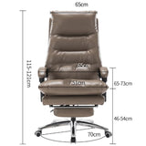 Swivel Task Office Chair Computer Desk Chair with Wheels and Padded Arms Genuine