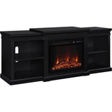 Manchester Fireplace TV Stand for TVs up to 70 Inch, Replaceable Electric Fireplace Insert