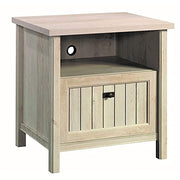 Costa Night Stand with Drawer in Chalked Chestnut