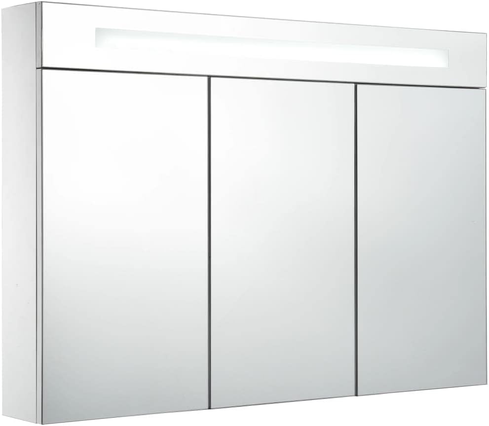 LED Bathroom Mirror Cabinet 34.6"x5.1"x24.4"-51211026