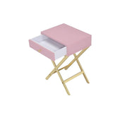 Table in Pink & Gold