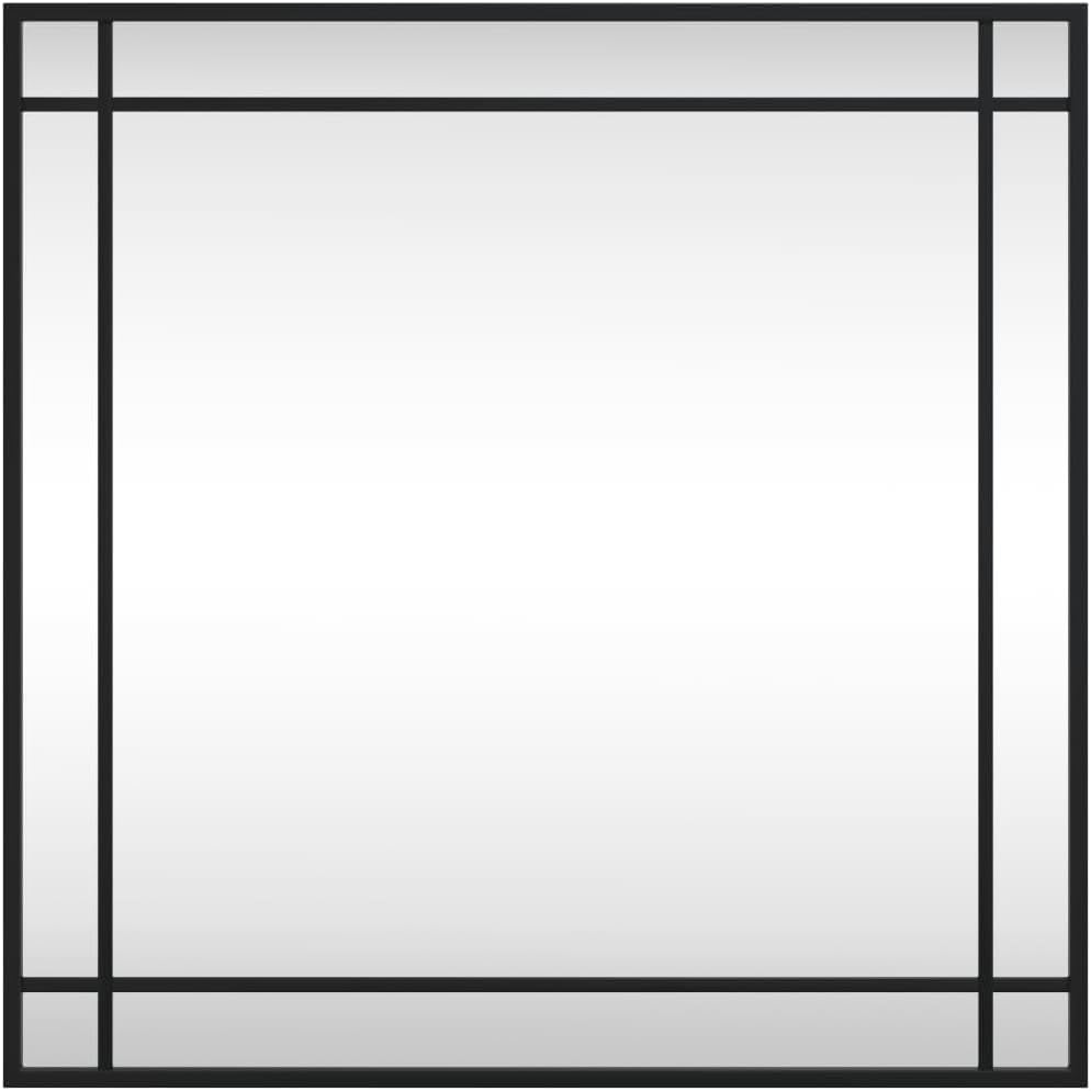 Wall Mirror in Black-  Square Design