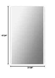 Bathroom Mirror with Lighting 120 x 70 cm with Backlit Room Light Colour Neutral