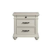 Furnishings Brooks 3-Drawer Nightstand with USB Ports