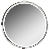 29.5 inch Round Mirror - 29.5 inches wide by 2 inches deep