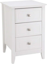 Wooden Black Nightstand Stylish