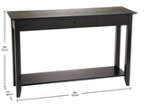 American Heritage 1 Drawer Console Table with Shelf,